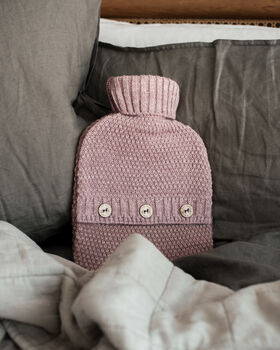 Hot Water Bottle With Knitted Cover, 2 of 8