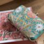 Valleta Green Embroidered Clutch Made To Order, thumbnail 3 of 7