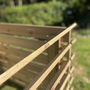 Natural Wood Slatted Garden Composter, thumbnail 3 of 5