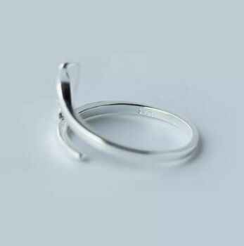 Sterling Silver Sound Of The Sea Ring, 4 of 10