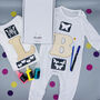 Personalised New Baby And Sibling T Shirt Present, thumbnail 1 of 12