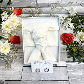 Snowdrop Ivory Wedding Set, 8 of 9