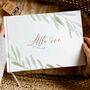 Baby Memory Book Olive With Gold Foil, thumbnail 1 of 12