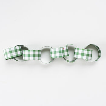 Gingham Paper Chain Craft Kit, 11 of 12