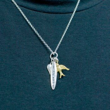 Sterling Silver Come Fly With Me Charms Necklace, 2 of 6