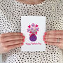 Vase Of Pom Pom Flowers Mother's Day Card, thumbnail 5 of 6