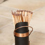 Billington Black And Copper Match Canister, thumbnail 3 of 4