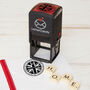 Personalised Self Inking Union Jack Rubber Stamp, thumbnail 1 of 3
