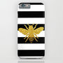 Golden Glitter Honeybee On Phone Case, thumbnail 1 of 3