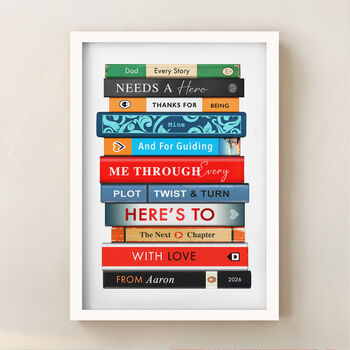 Personalised Books Print For Dad, 2 of 4