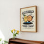 'Squeeze The Day' Cute Retro Lemon And Sun Print, thumbnail 2 of 8