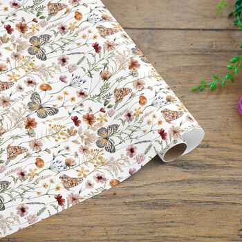 Wild Garden Gift Wrapping Paper Roll Or Folded, 3 of 3