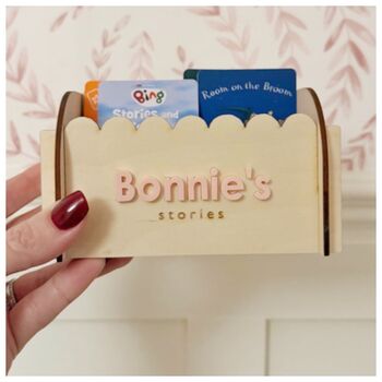Yoto Card Holder Box With Perspex Name, 2 of 4