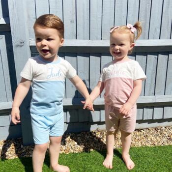 Personalised Baby/Child Summer Shorts Set, 2 of 5
