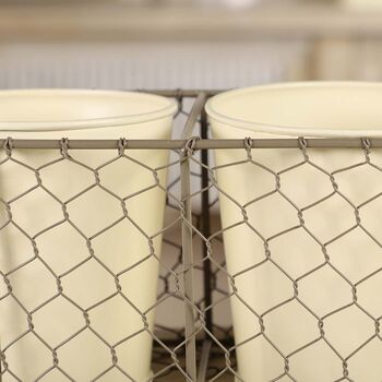 Set Of Three Herb Pots And Basket, 8 of 8