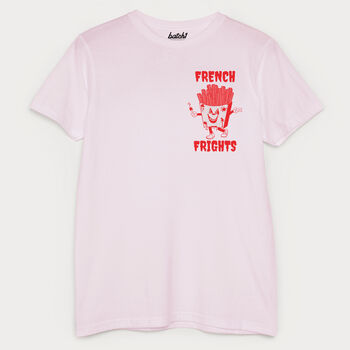 French Frights Men's Slogan T Shirt, 3 of 4