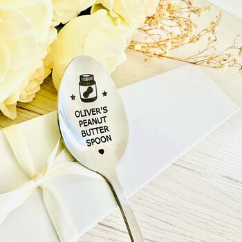 Personalised Peanut Butter Spoon, 3 of 7