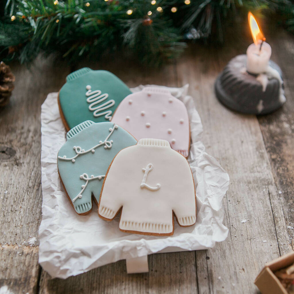 Scandi Christmas Jumper Biscuits, 1 of 2