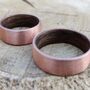 European Walnut And Copper Ring, thumbnail 7 of 8