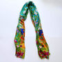 Colourful Wildflower Meadow Scarf Gift For Her — Personalised Gift Card And Gift Box Option, thumbnail 5 of 12