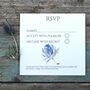 Pack 12 Thistle Original Personalised RSVP Wedding Stationery, thumbnail 1 of 6