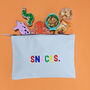 'Snacks' Canvas Pouch, thumbnail 2 of 2