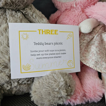 Personalised 3rd Birthday Activity Ideas Tin, 4 of 7