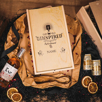 Personalised Edinburgh Gin Liqueur Gift Set, 7 of 9