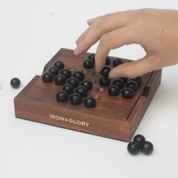 Luxury Wooden Solitaire Game, 4 of 6