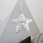 First Christmas Star Hanging Decoration Light, thumbnail 3 of 7