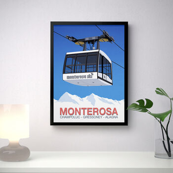 Monterosa Ski Area Poster, 3 of 6