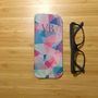Pink Geometric Personalised Initial Glasses Case, thumbnail 1 of 5