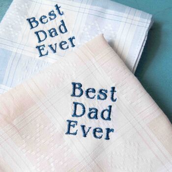 Best Dad Ever Handkerchief Father's Day Gift, 2 of 5