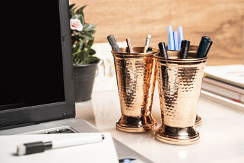Handmade Solid Copper Pencil Holder, 8 of 8