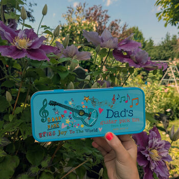Personalised Guitar Pick Tin, 2 of 4