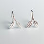 Sterling Silver Leaf Drop Earrings, thumbnail 1 of 5