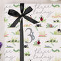 Three Sheets Of Bugs 3rd Birthday Wrapping Paper, thumbnail 1 of 2