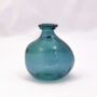 Recycled Glass Vase | 18cm Blown Glass | 10 Colours, thumbnail 7 of 9