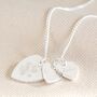 Personalised Sterling Paw Print Heart Charm Necklace, thumbnail 3 of 8