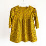 Mustard Dotty Children's Dress, thumbnail 1 of 2