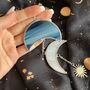 Yellow, Blue And White Moon Phases Wall Hanging, thumbnail 4 of 7