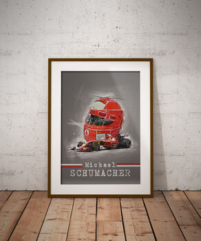 Schumacher F1 Poster, 2 of 4
