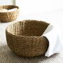 Round Seagrass Storage Baskets, thumbnail 2 of 4