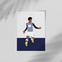 Matheus Pereira West Brom Football Poster, thumbnail 2 of 3