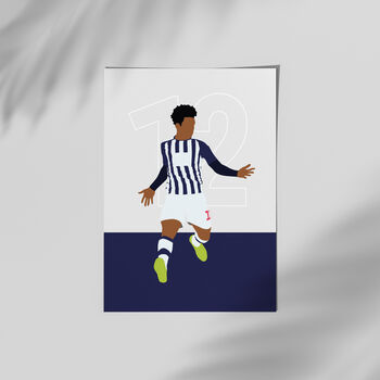 Matheus Pereira West Brom Football Poster, 2 of 3