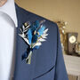 Six Nations Rugby Supporters Buttonhole In Team Colours, thumbnail 5 of 12