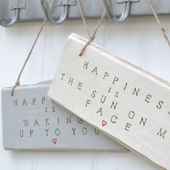Happiness Personalised Sign, 2 of 5