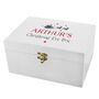 Personalised Christmas Eve White Wooden Box, thumbnail 4 of 5
