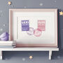 Personalised New Baby Twins Gift And Christening Print, thumbnail 4 of 7