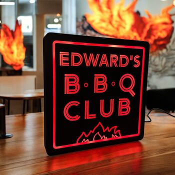 Personalised BBQ Lightbox, 4 of 5